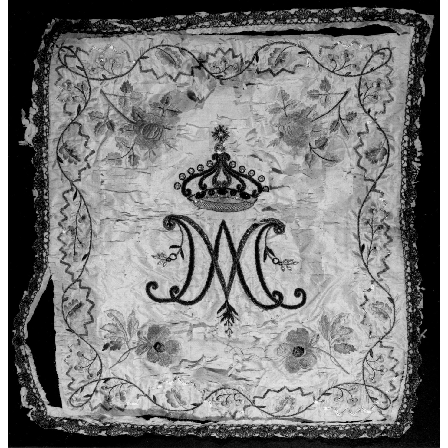 coperta di immagine sacra - manifattura italiana (sec. XIX)