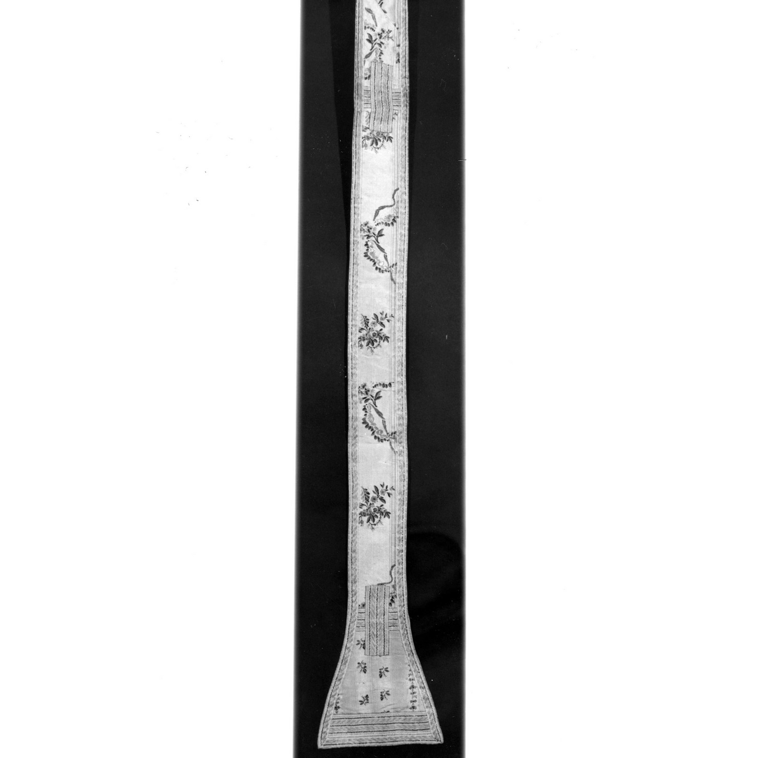 stola - manifattura italiana, manifattura francese (ultimo quarto sec. XVIII)