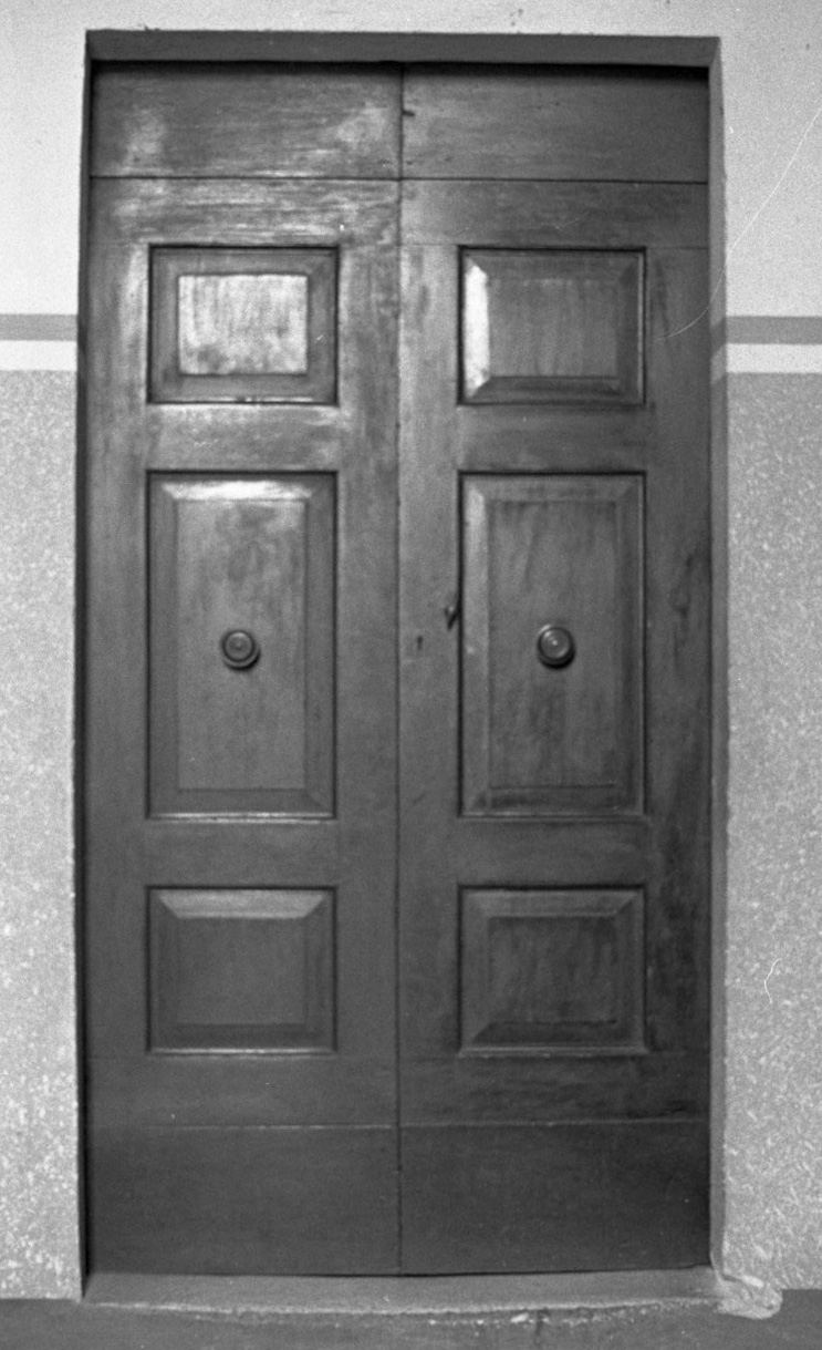 porta - a due battenti - bottega toscana (secc. XVIII/ XIX)