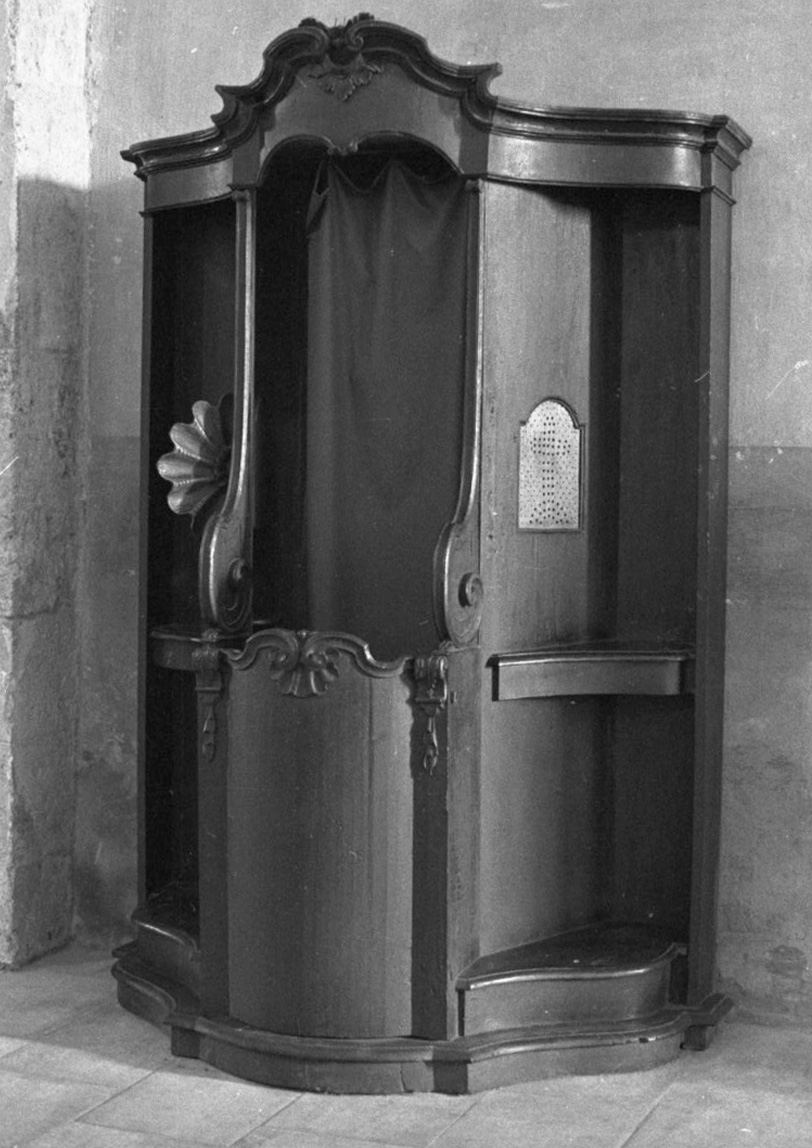 confessionale - bottega toscana (sec. XVIII)