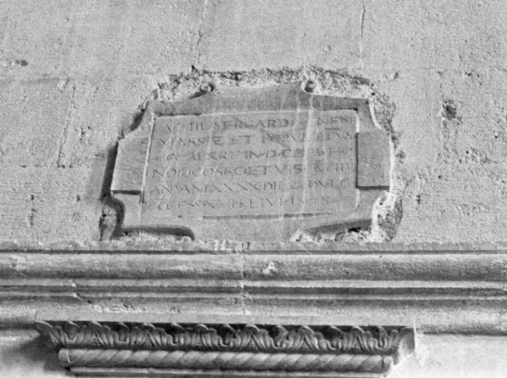 lapide documentaria - bottega toscana (sec. XVI)