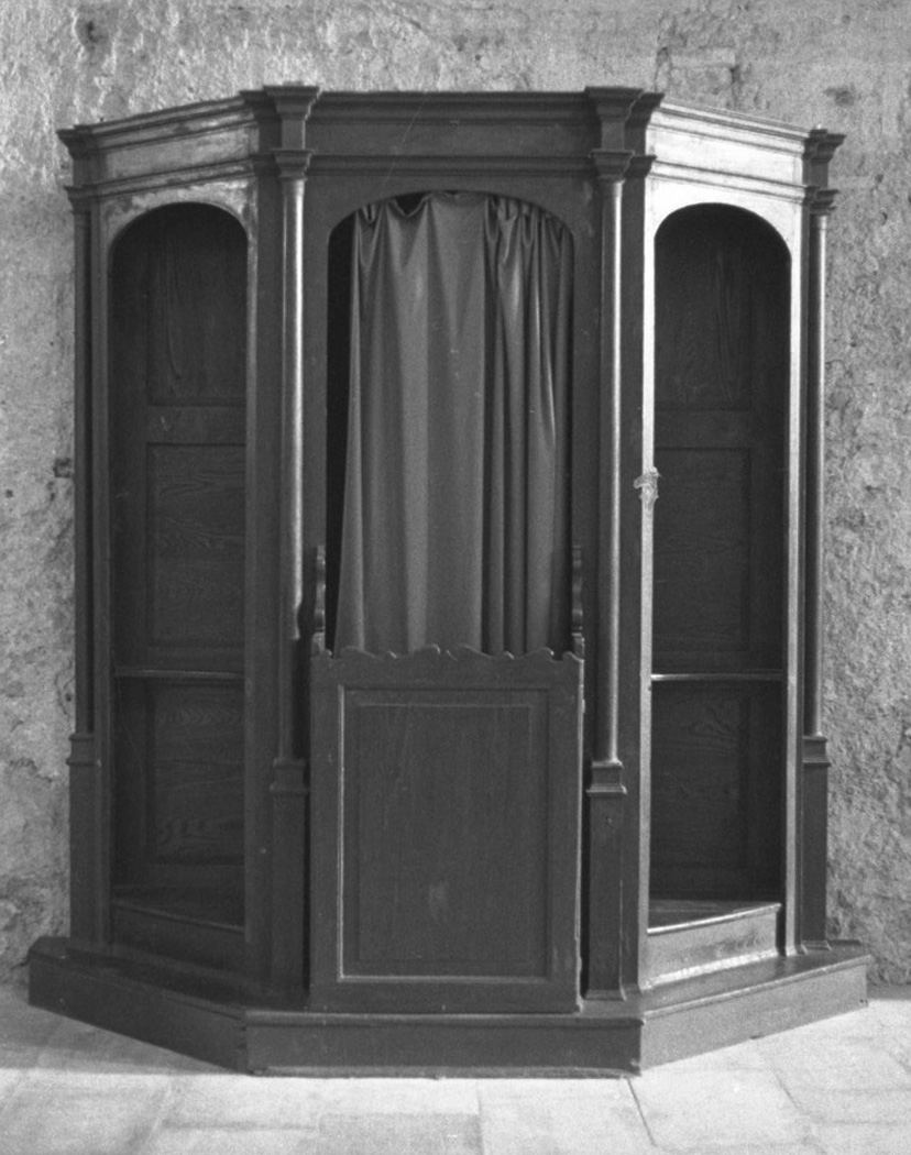 confessionale - bottega toscana (sec. XIX)