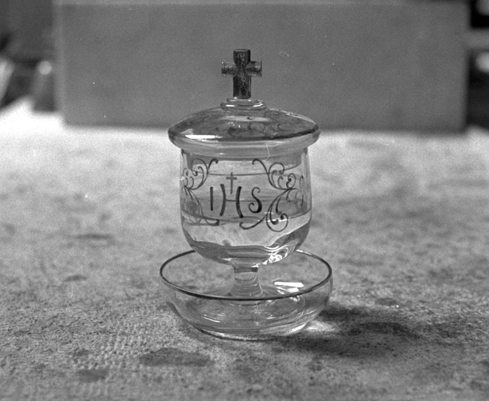 vasetto per la purificazione - bottega toscana (secc. XVIII/ XIX)