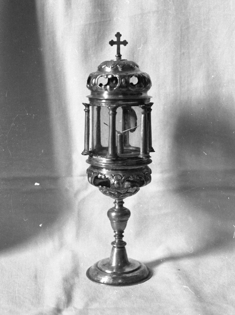 reliquiario architettonico - a tempietto - bottega toscana, bottega toscana (sec. XVII, sec. XIX)