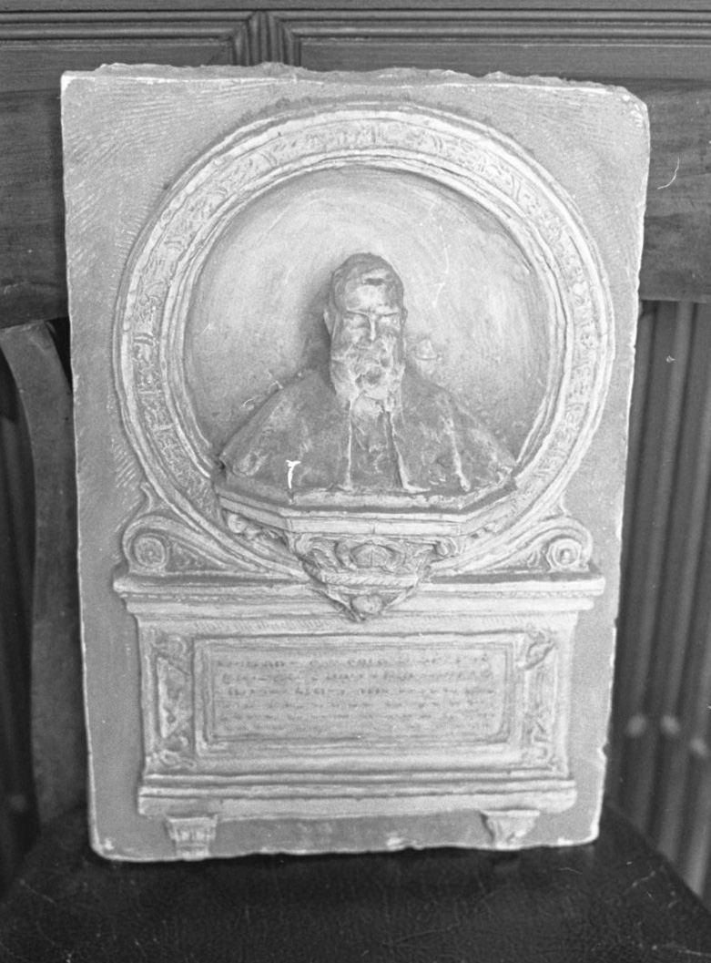 busto ritratto di Giuseppe Morteo (rilievo) - ambito italiano (sec. XIX)