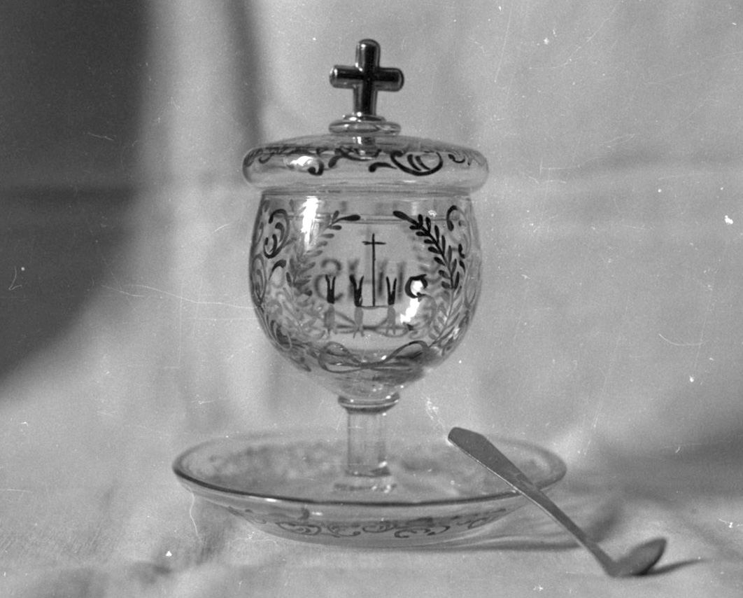 vasetto per la purificazione - bottega toscana (seconda metà sec. XIX)