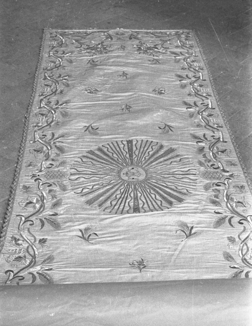 monogramma cristologico (paliotto - a pannello piano) - manifattura toscana (sec. XIX)