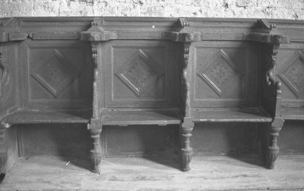 stalli del coro - bottega toscana (sec. XV)