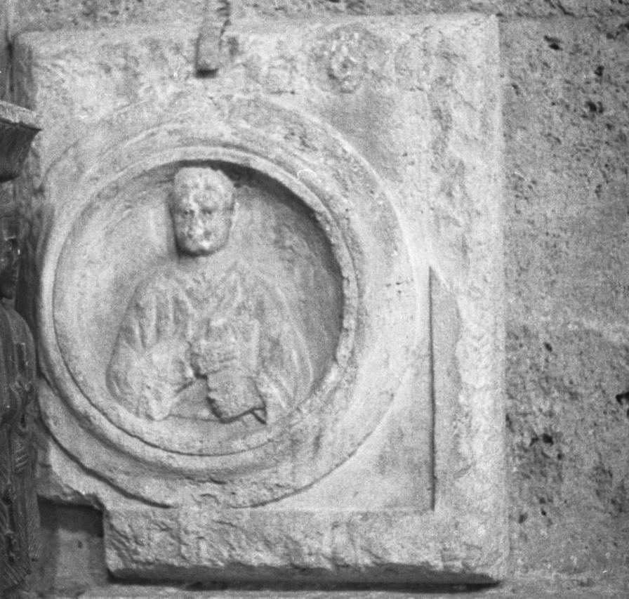 busto di uomo (formella) - ambito romano (sec. II)