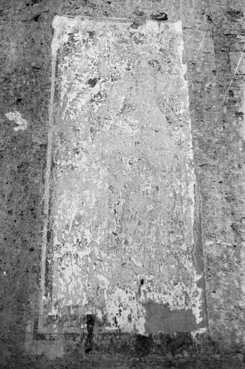 Santo (sinopia, frammento) - ambito toscano (sec. XV)