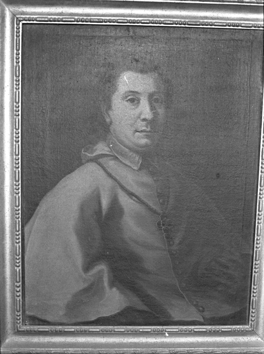 ritratto a mezza figura di vescovo (dipinto) - ambito toscano (seconda metà sec. XVIII)