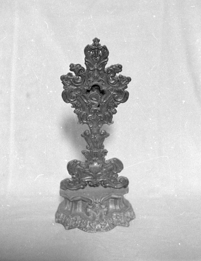 reliquiario - a ostensorio - bottega toscana (seconda metà sec. XVIII)