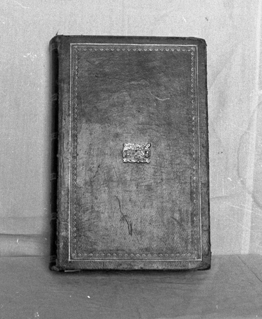 coperta di libro liturgico - bottega italiana (sec. XIX)