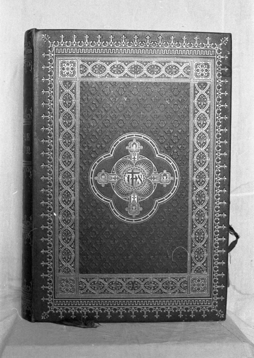 monogramma cristologico (coperta di libro liturgico) - bottega italiana (sec. XIX)