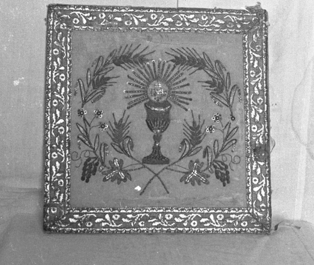 borsa del corporale - manifattura italiana (seconda metà sec. XVIII)