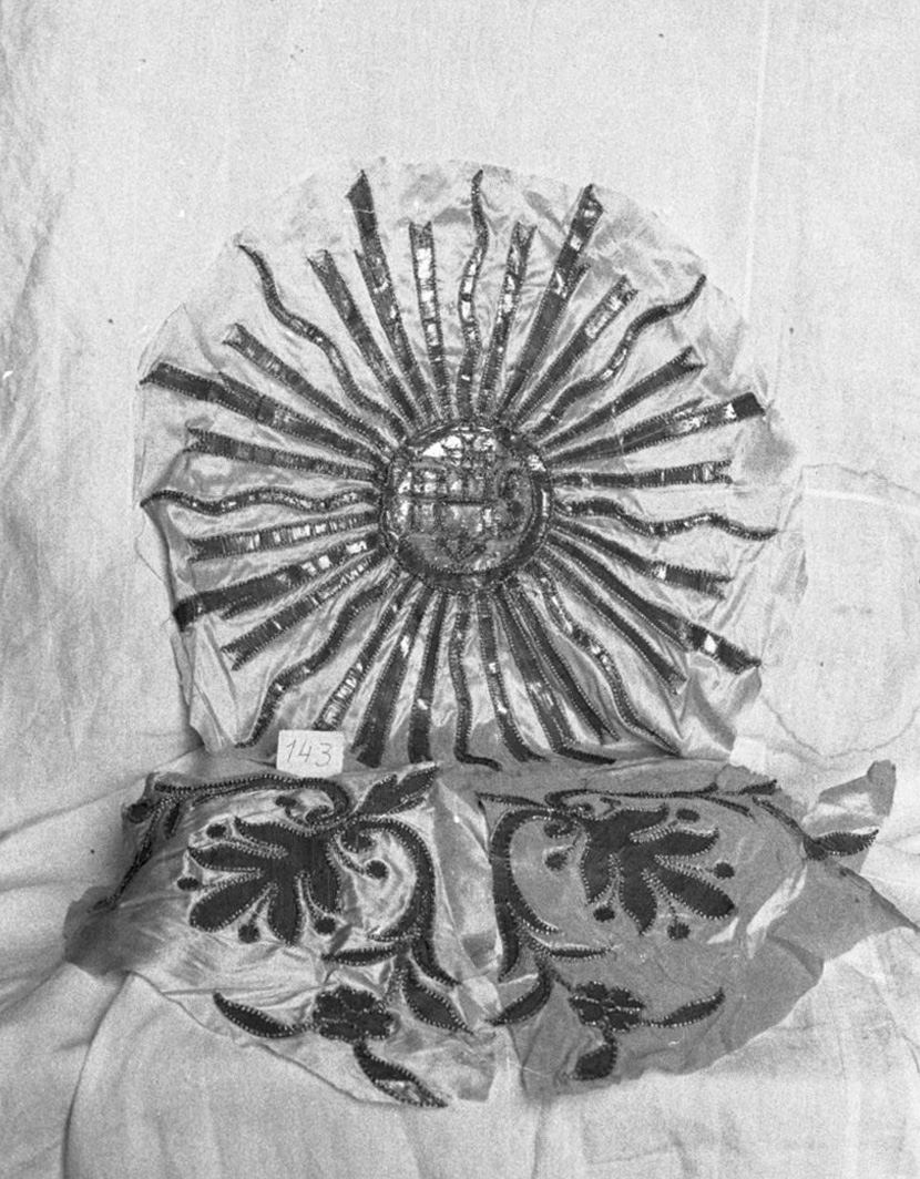 parato, frammento - manifattura italiana (sec. XIX)