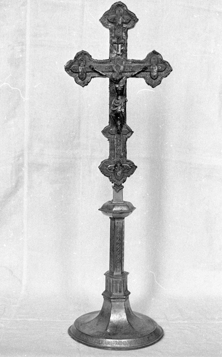 Cristo crocifisso (stauroteca) - ambito pisano (sec. XIV)