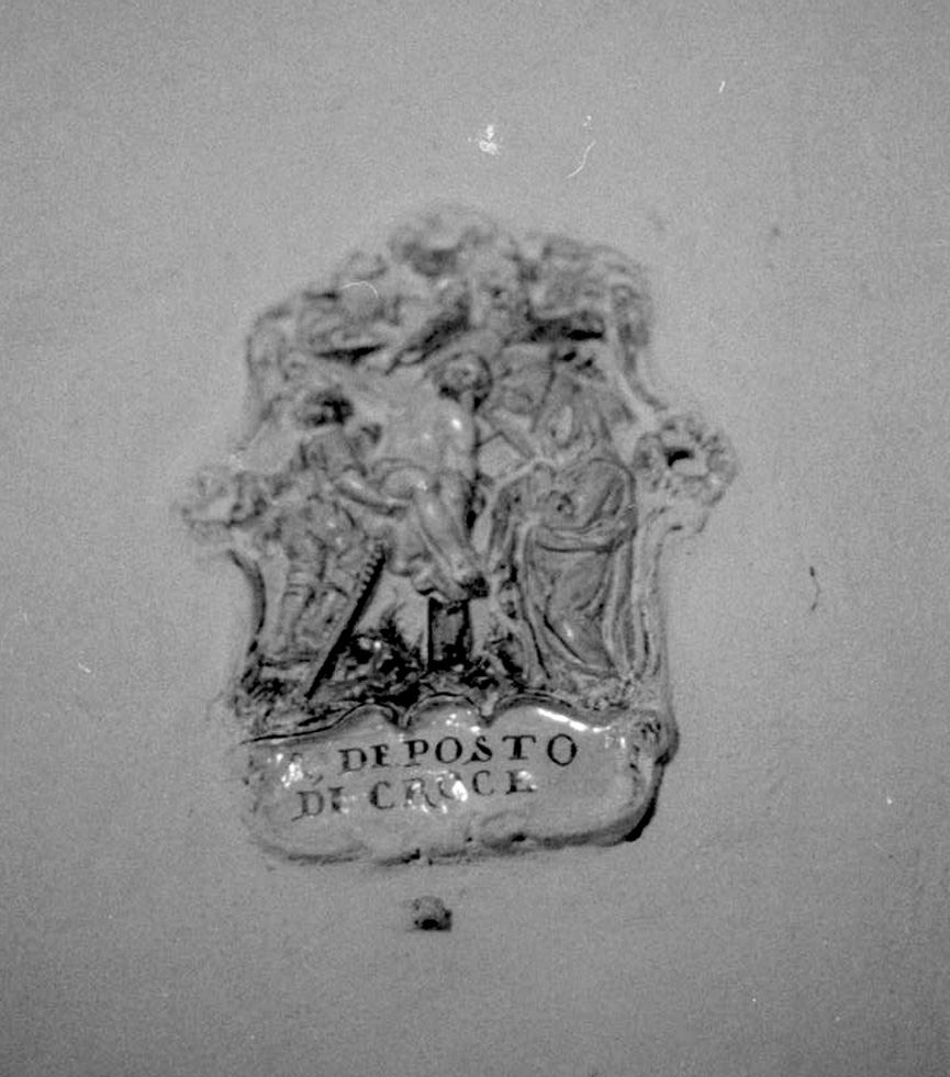 stazione XIII: Gesù deposto dalla croce (formella, elemento d'insieme) - bottega toscana (sec. XVIII)
