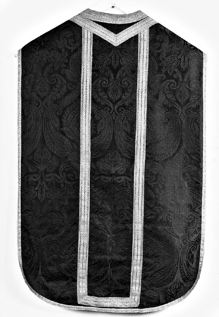 motivi decorativi vegetali stilizzati (pianeta, elemento d'insieme) - manifattura italiana (metà sec. XVII)