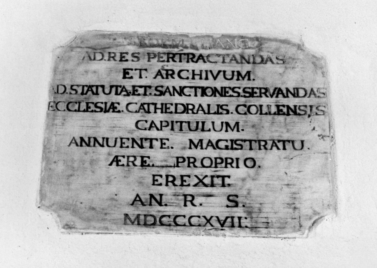 lapide commemorativa - bottega toscana (sec. XIX)