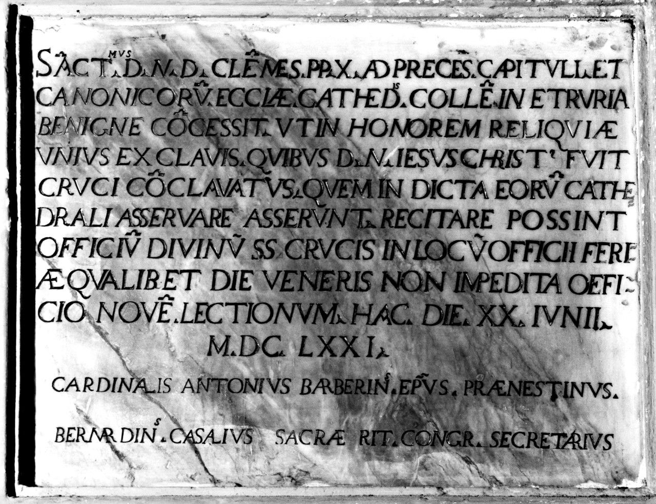 lapide - bottega toscana (sec. XVII)