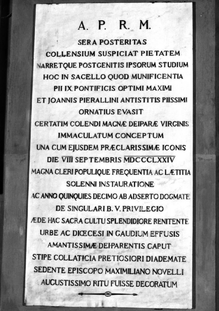 lapide commemorativa - bottega toscana (sec. XIX)