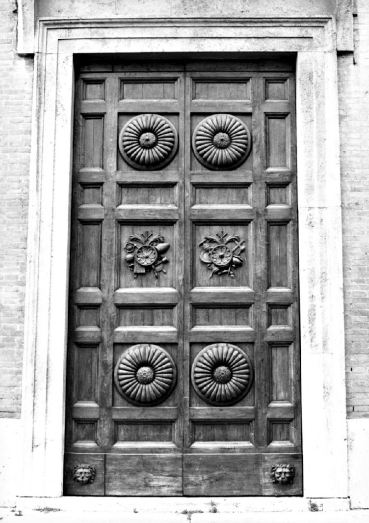 porta - a due battenti di Fantastici Agostino (secondo quarto sec. XIX)