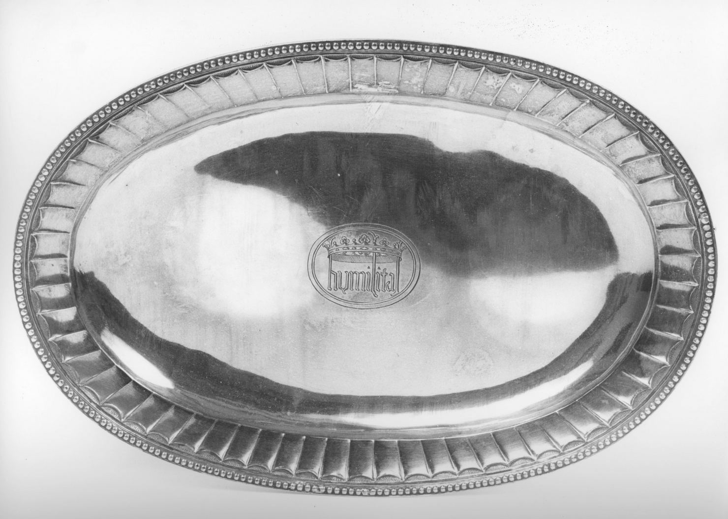 vassoio - bottega romana (sec. XIX)