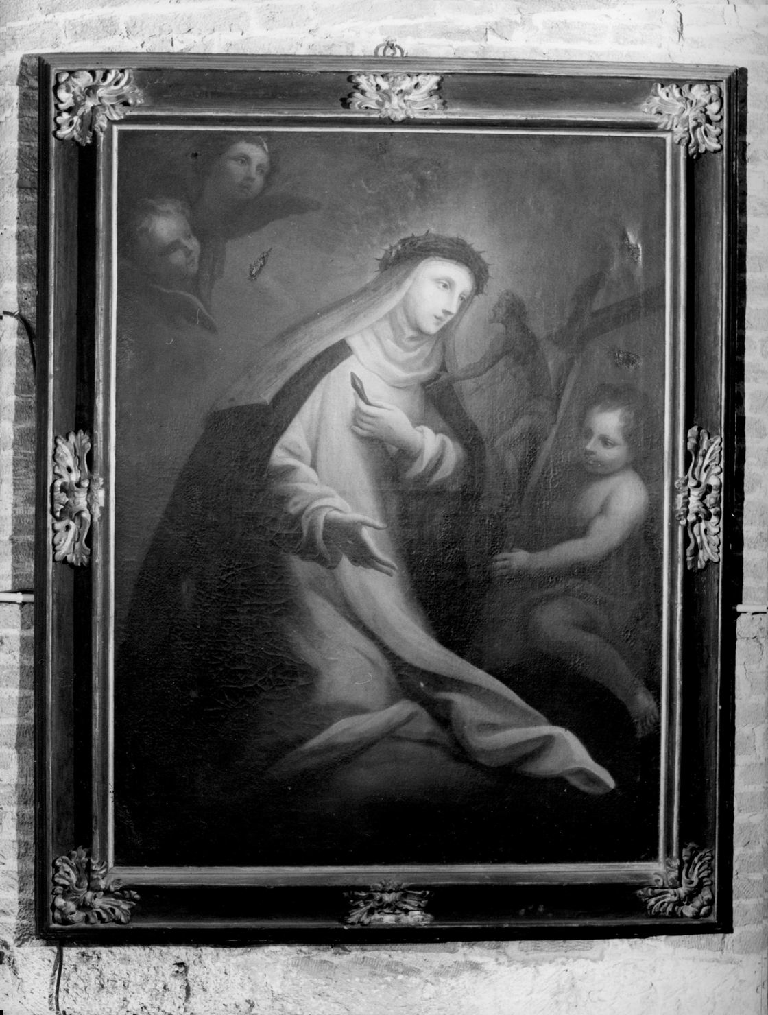 estasi di Santa Caterina da Siena (dipinto) - ambito senese (prima metà sec. XIX)