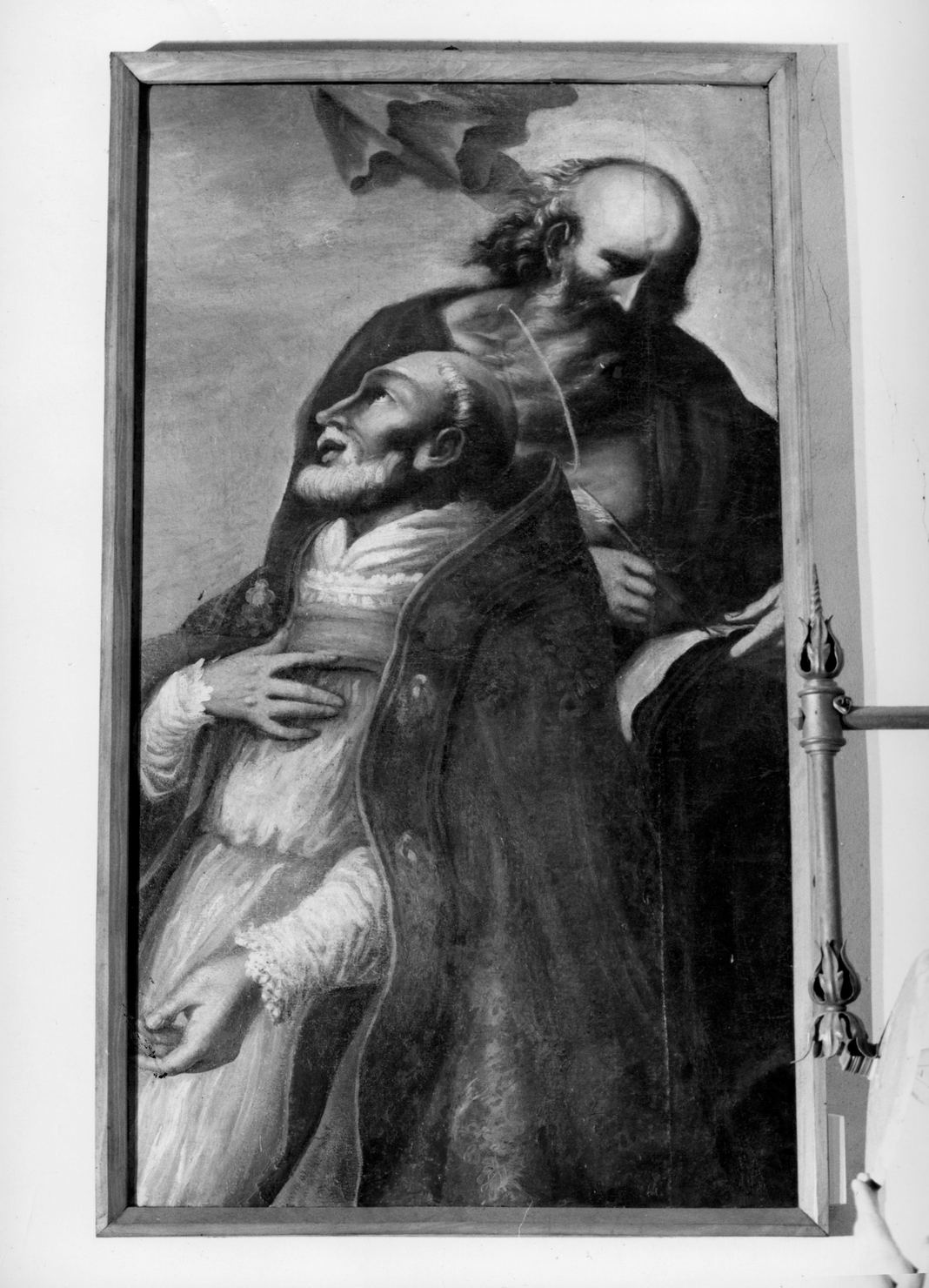 San Girolamo e San Martino (pala d'altare, frammento) di Guidi Michelangelo (seconda metà sec. XVII)