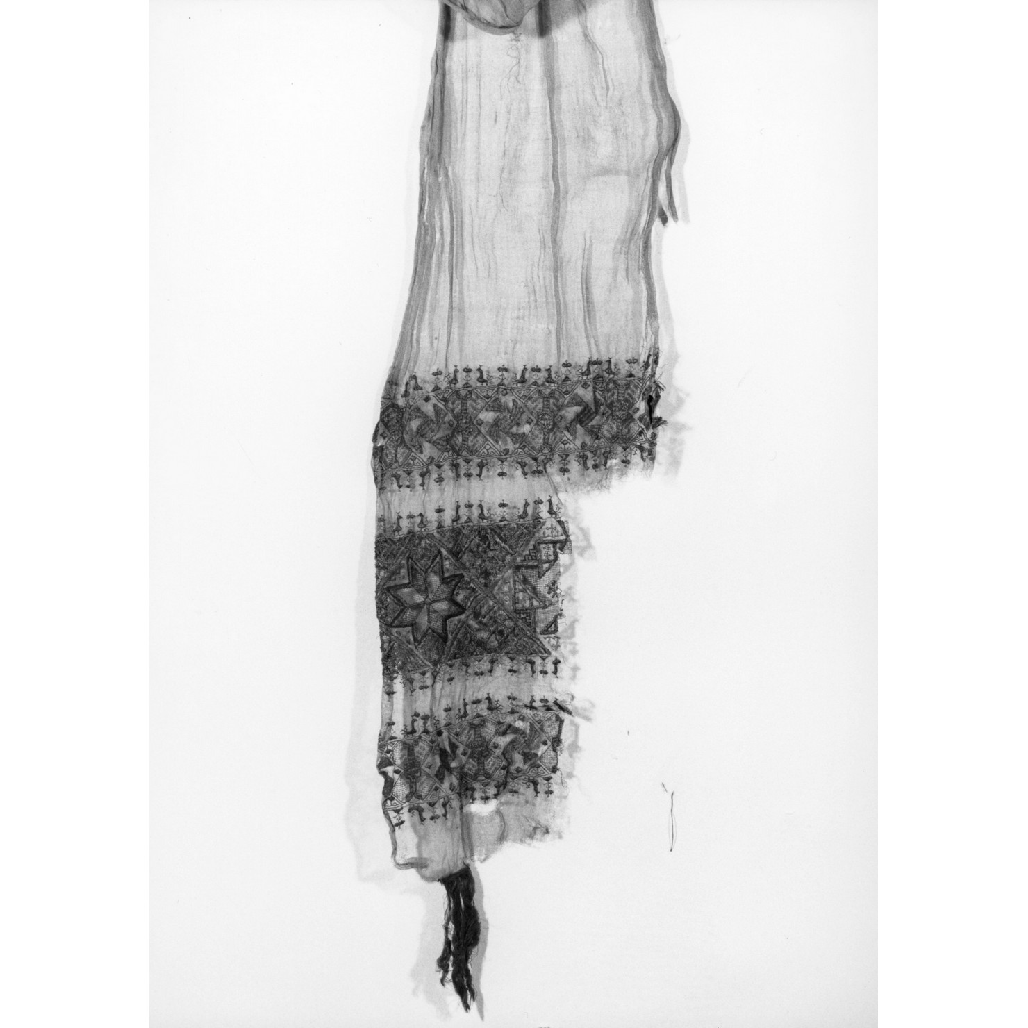 tessuto, frammento - manifattura italiana (sec. XIV)