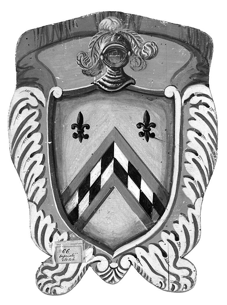 stemma gentilizio della famiglia Caprioli (dipinto, elemento d'insieme) - ambito senese (ultimo quarto sec. XIX)