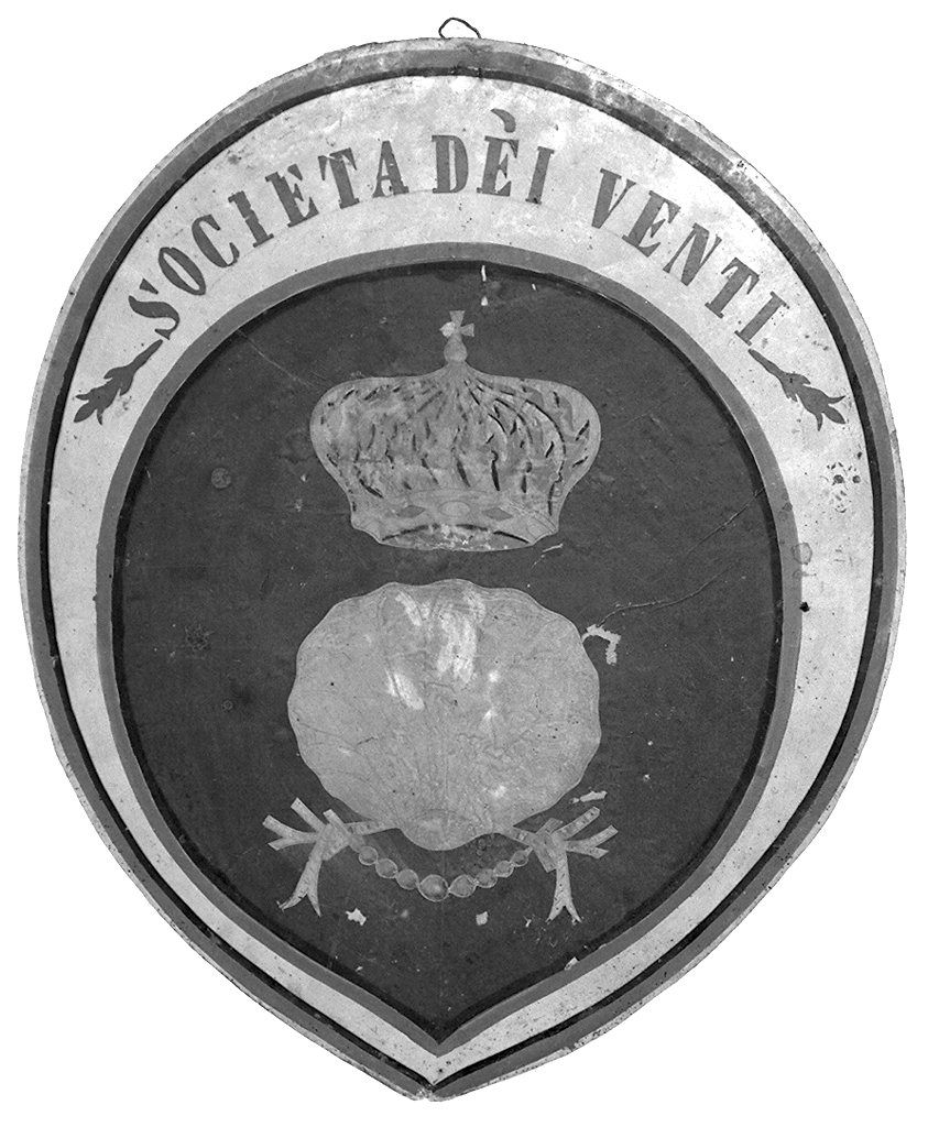 stemma della contrada del Nicchio (dipinto, elemento d'insieme) - ambito senese (inizio sec. XX)