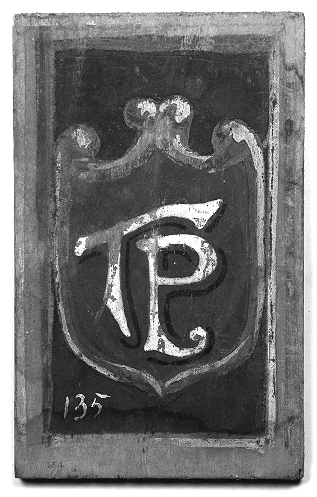 stemma gentilizio di Piero Turillazzi (dipinto, elemento d'insieme) - ambito senese (sec. XX)