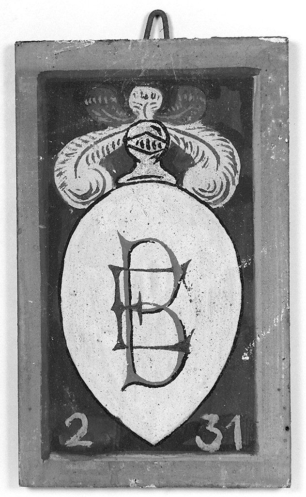 stemma (dipinto, elemento d'insieme) - ambito senese (primo quarto sec. XX)