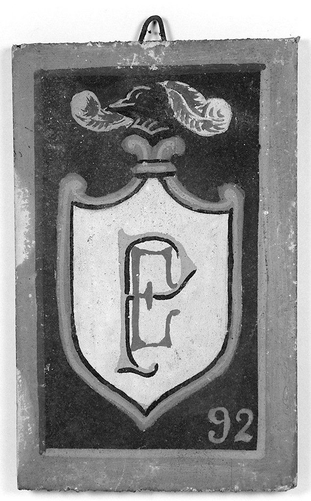 stemma (dipinto, elemento d'insieme) - ambito senese (primo quarto sec. XX)