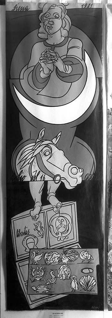 Madonna Assunta (palio) di Adami Valerio (sec. XX)