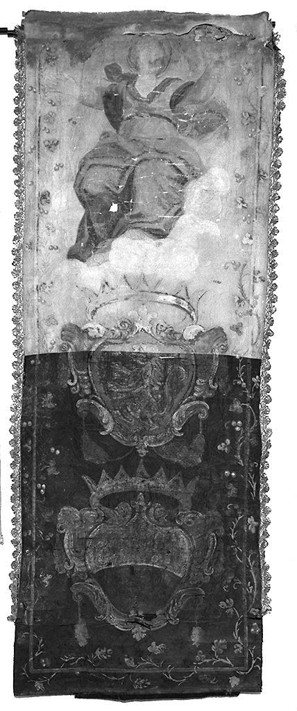 Madonna Assunta (palio) - ambito senese (sec. XVIII)