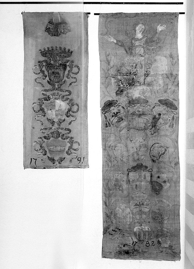 Madonna Assunta (palio) - ambito senese (sec. XVIII)