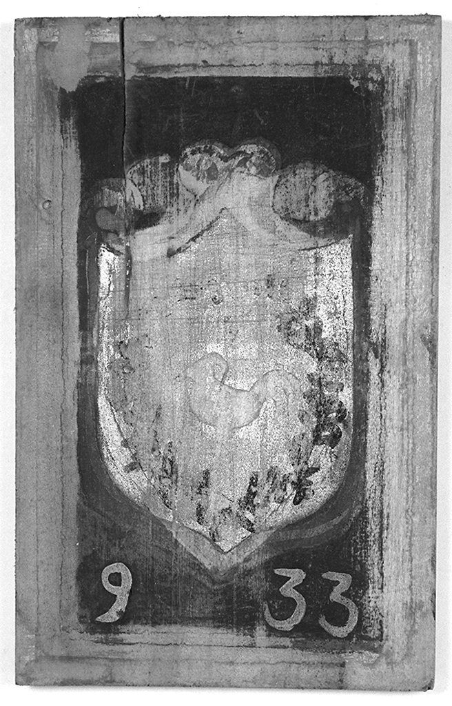 stemma (dipinto, elemento d'insieme) - ambito senese (sec. XX)