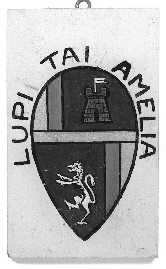 stemma gentilizio di Amelia Lupi Tai (dipinto, elemento d'insieme) - ambito senese (metà sec. XX)