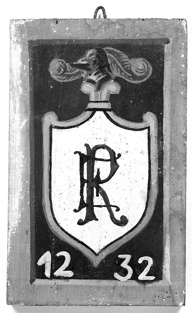 stemma gentilizio di Ettore Rubegni (dipinto, elemento d'insieme) - ambito senese (sec. XX)