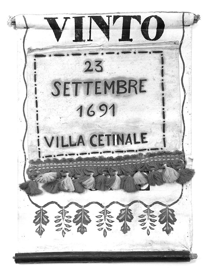 motivi decorativi vegetali (banda coprileggio, serie) - ambito senese (prima metà sec. XIX)