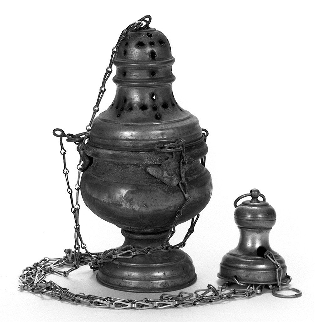 cherubini (turibolo - a coppa, elemento d'insieme) - bottega italiana (seconda metà sec. XVIII)