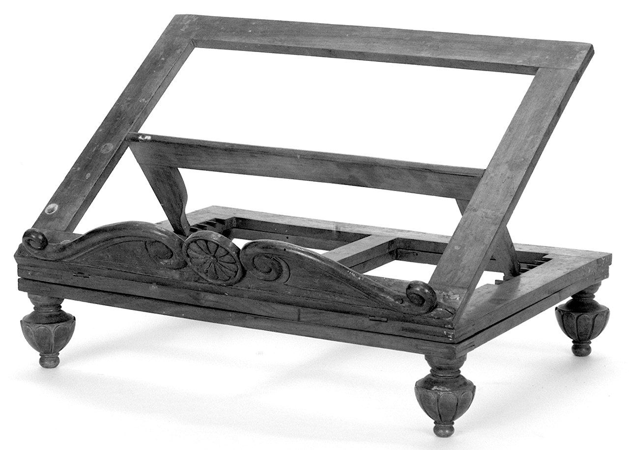 motivi decorativi vegetali (leggio d'altare, serie) - bottega senese (primo quarto sec. XIX)