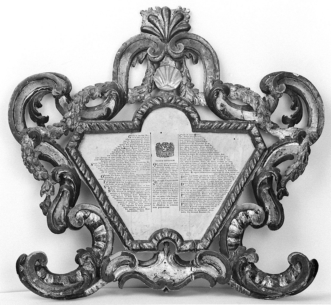 stemma della contrada del Nicchio (cartagloria, serie) di Rosi Lorenzo (sec. XVIII)