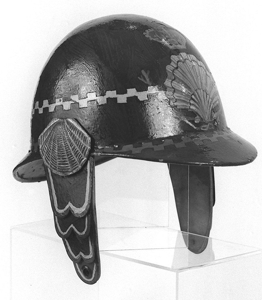 stemma della contrada del Nicchio (zucchino da fantino, elemento d'insieme) - produzione senese (secc. XIX/ XX)