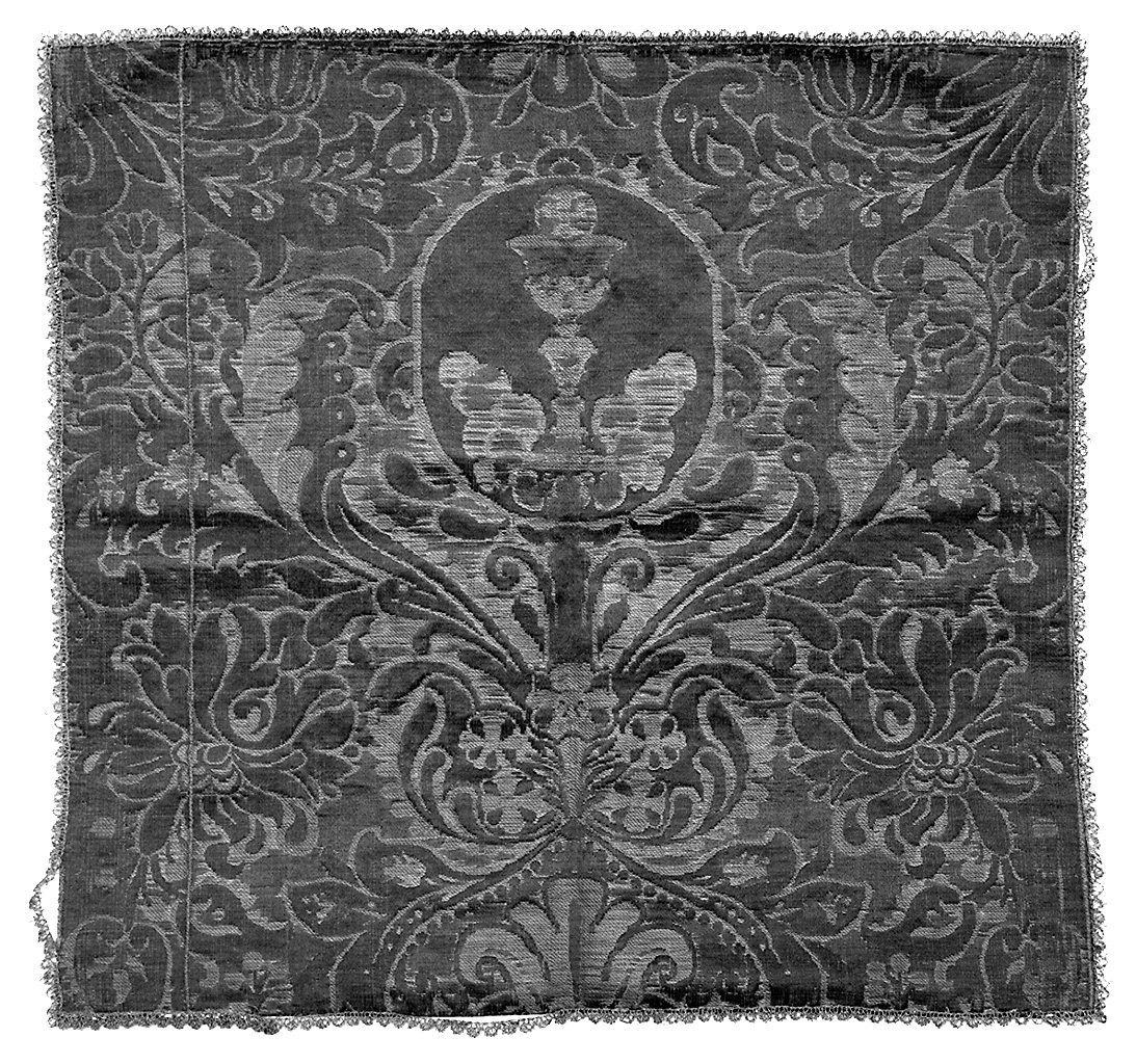 velo di calice, elemento d'insieme - manifattura toscana (secc. XVII/ XVIII)