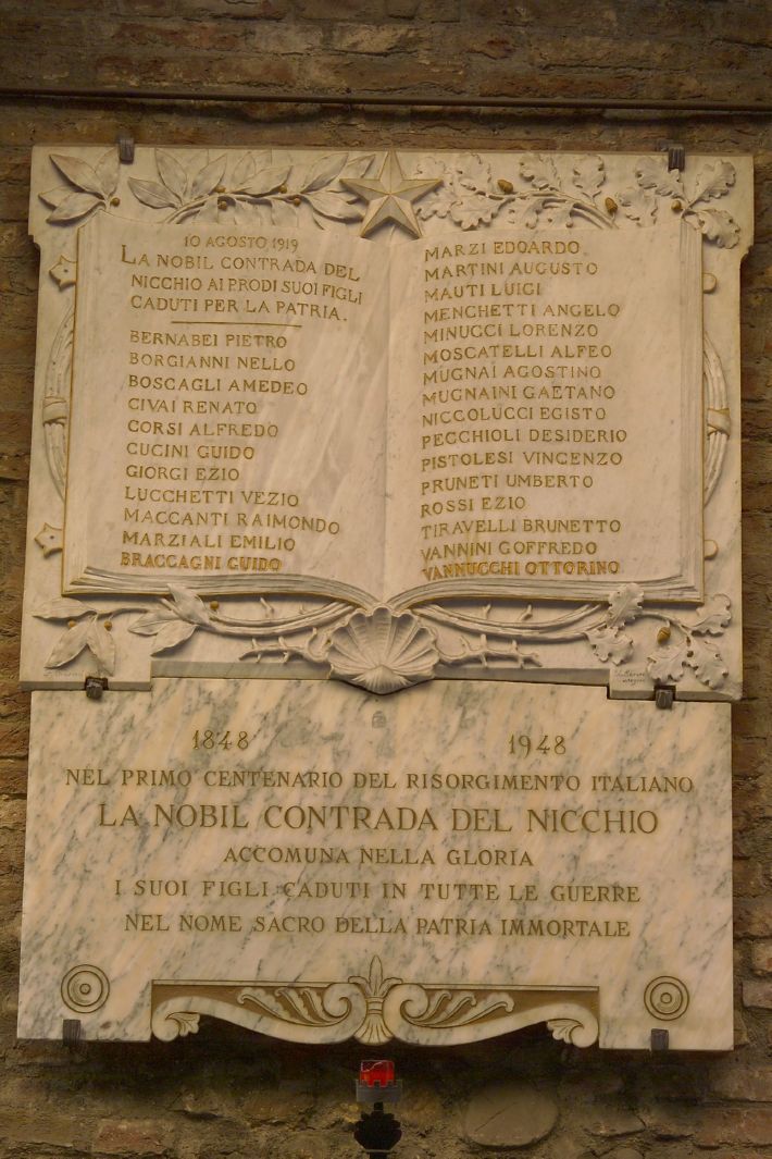 lapide commemorativa di Corsini Fulvio (sec. XX)