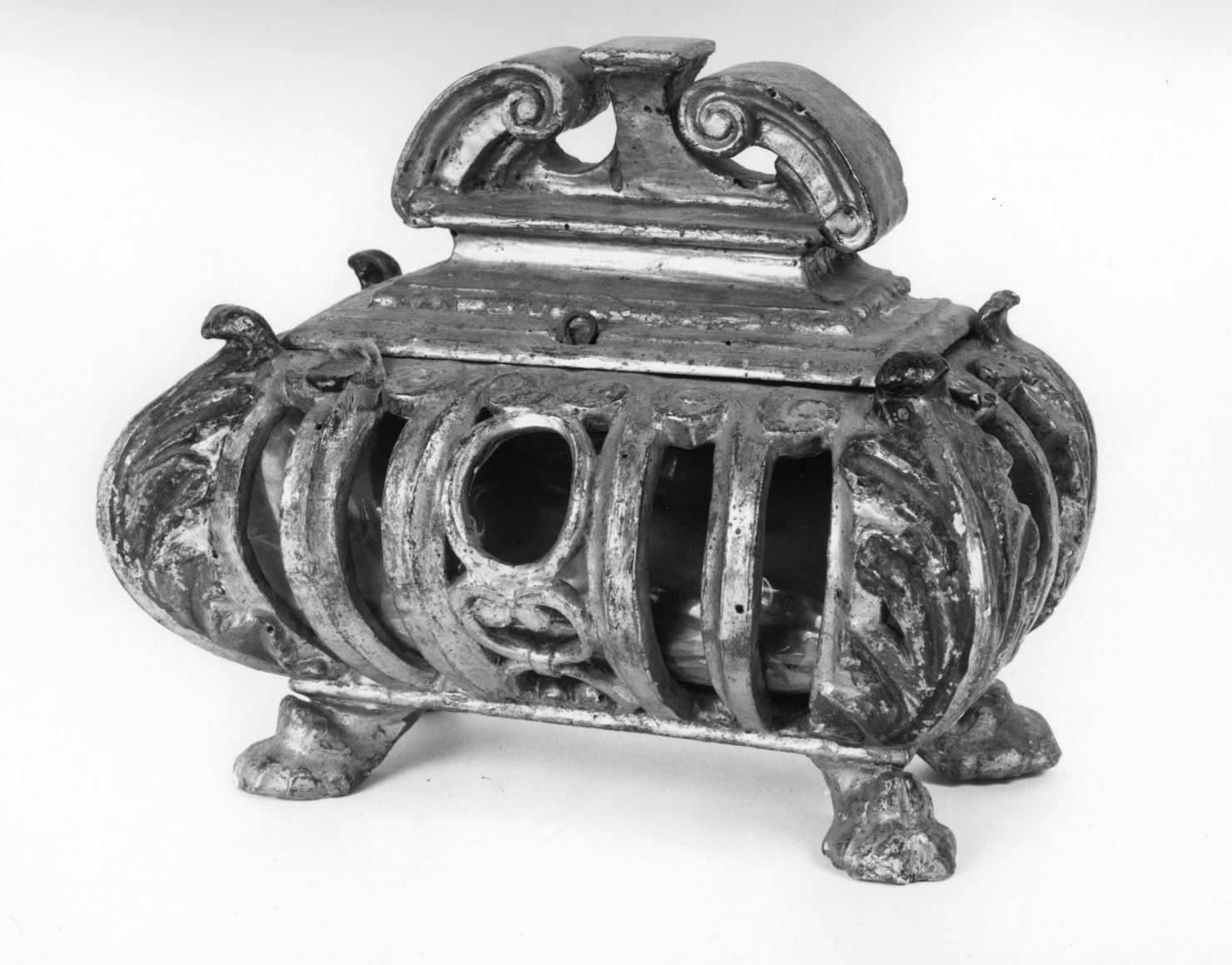 reliquiario a teca - a cofanetto - bottega toscana (primo quarto sec. XVII)